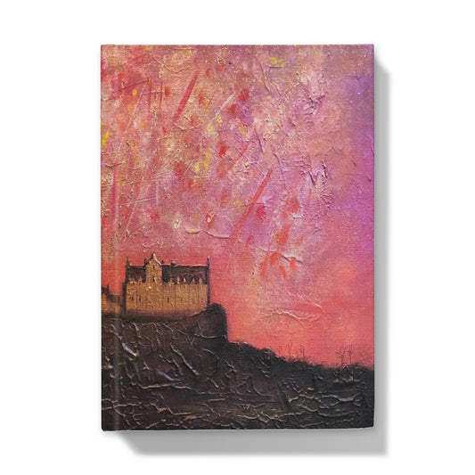 Edinburgh Castle Fireworks Hardback Journal | Scottish Art Gifts