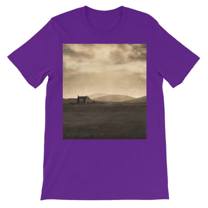A Moonlit Croft Unisex Short Sleeve T-Shirt | Scottish Art Gifts