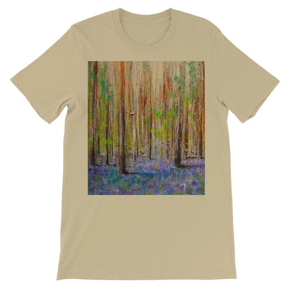 Highland Bluebells Unisex Short Sleeve T-Shirt | Scottish Art Gifts