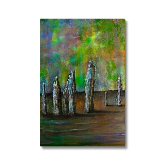 Callanish Northern Lights Lewis Eco Canvas | Scottish Art Gifts