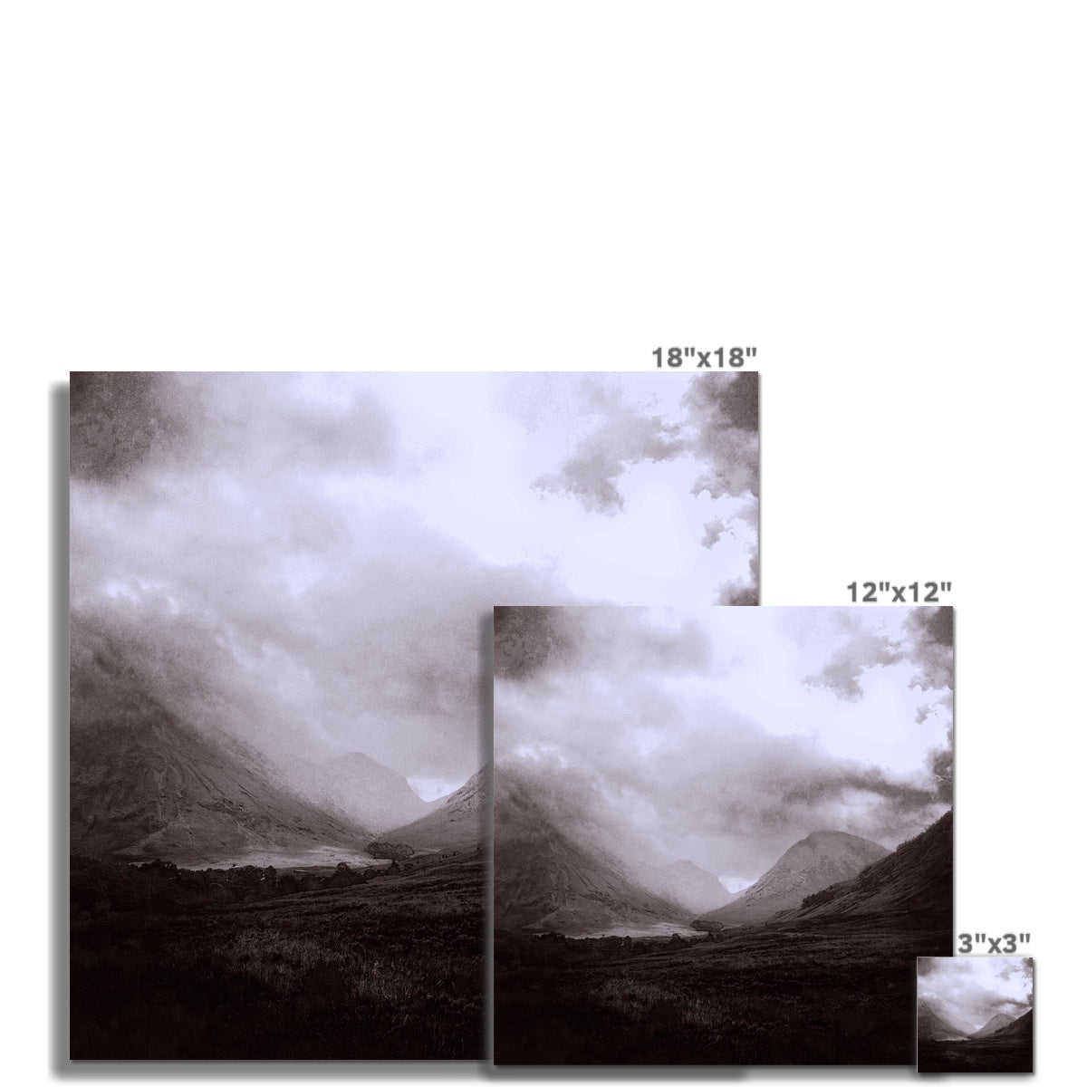 Glencoe Mist C-Type Print | Scottish Art Gifts