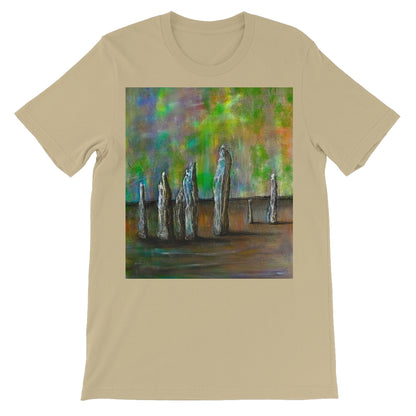 Callanish Northern Lights Lewis Unisex Short Sleeve T-Shirt | Scottish Art Gifts