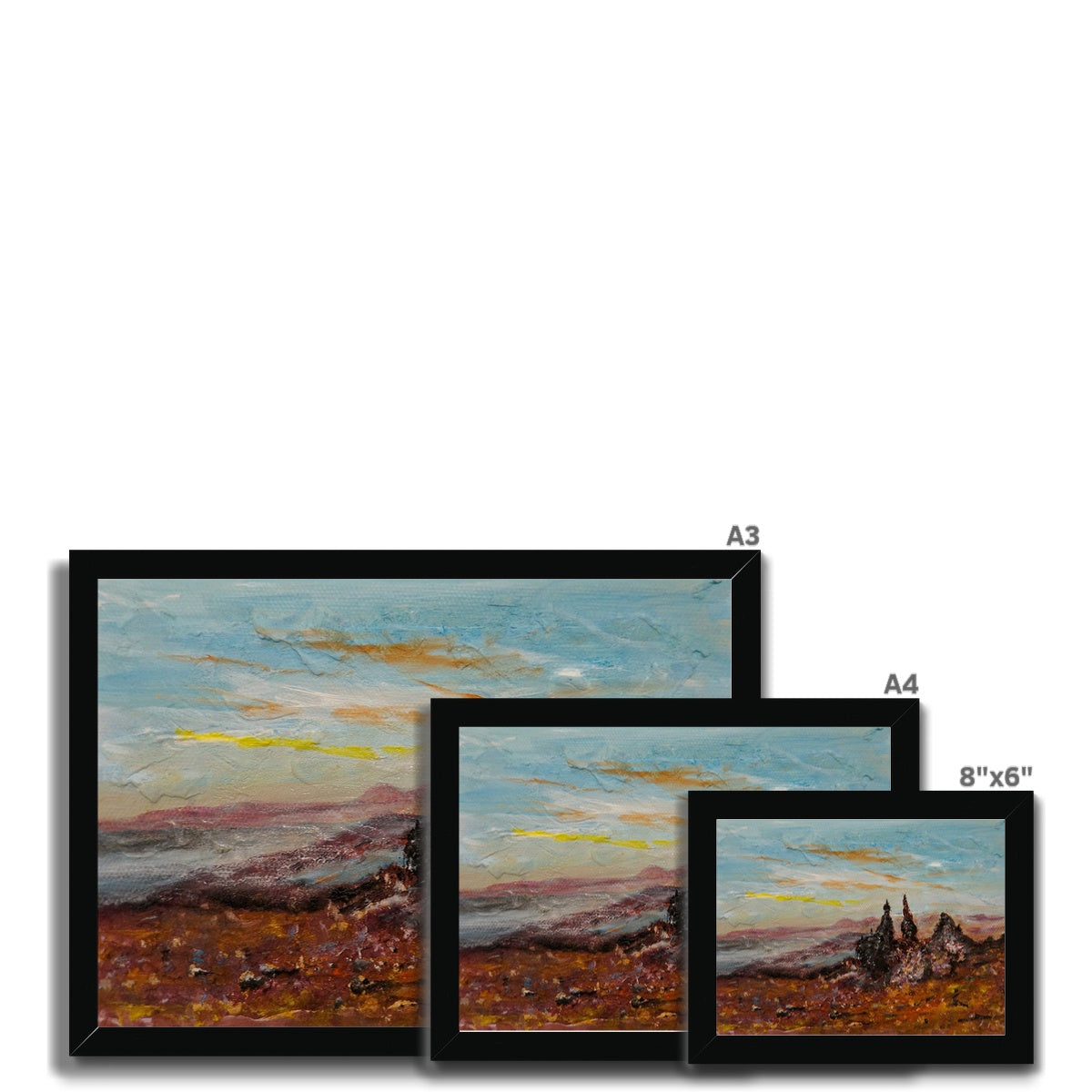 The Storr Skye Painting | Framed Prints From Scotland-Framed Prints-Skye Art Gallery-Paintings, Prints, Homeware, Art Gifts From Scotland By Scottish Artist Kevin Hunter