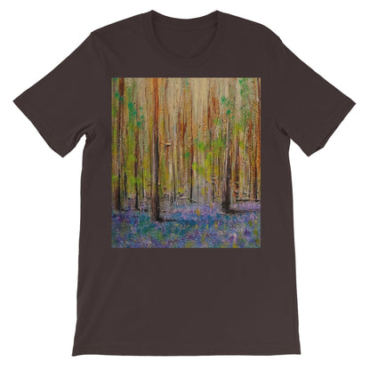 Highland Bluebells Unisex Short Sleeve T-Shirt | Scottish Art Gifts