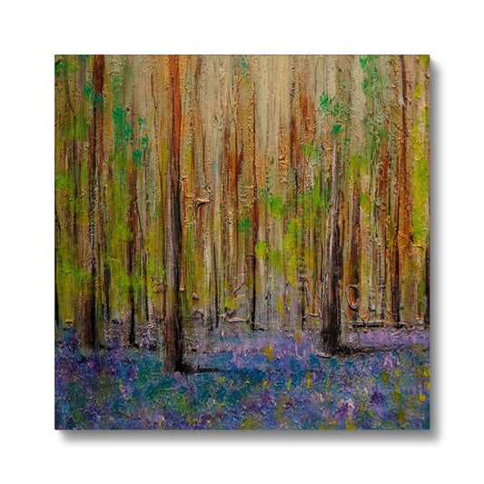 Highland Bluebells Eco Canvas | Scottish Art Gifts