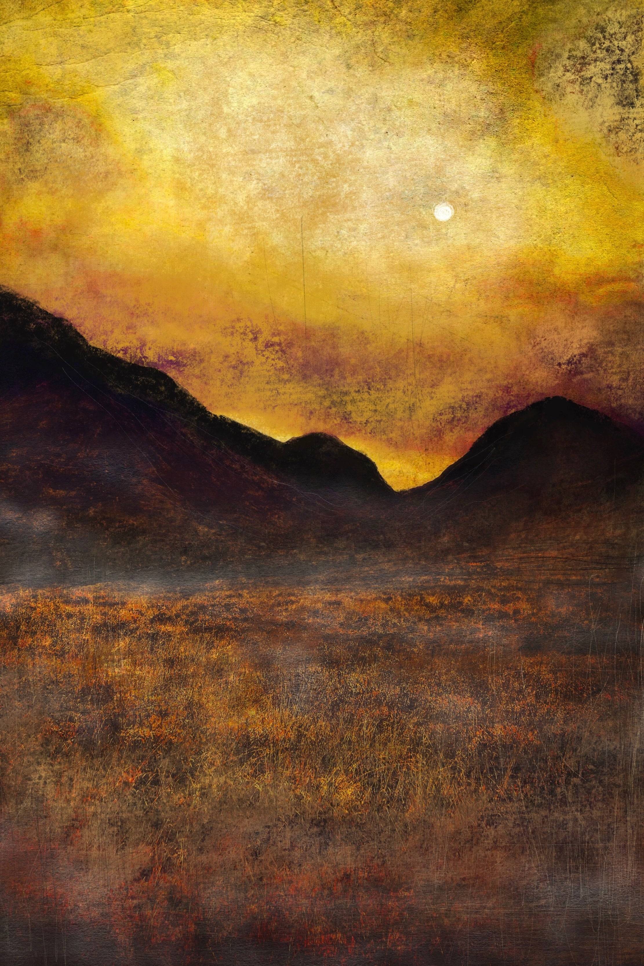 Glencoe Moonlight Statement Interior Wall Art Canvas