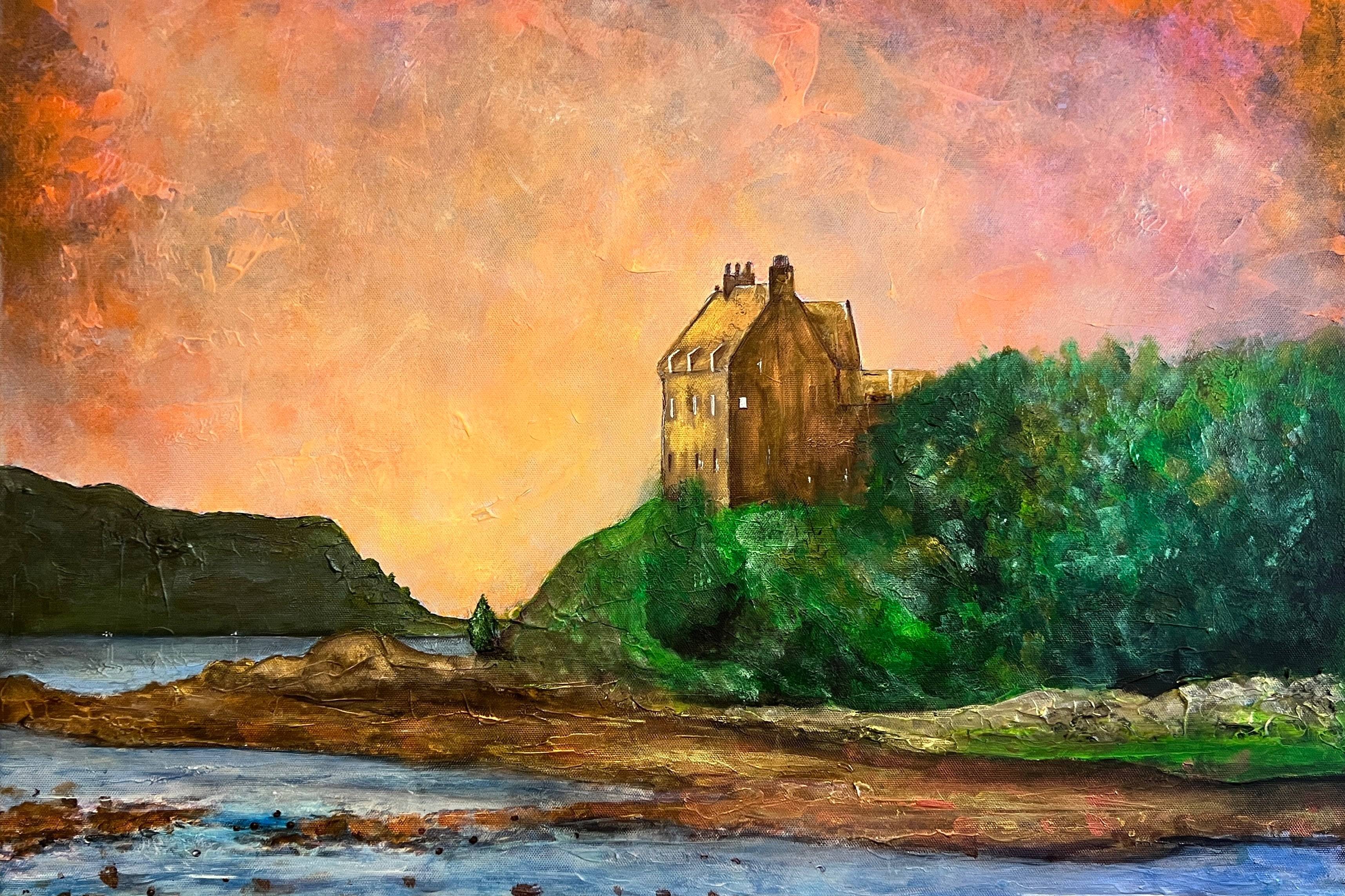 Duntrune Castle Statement Interior Wall Art Canvas