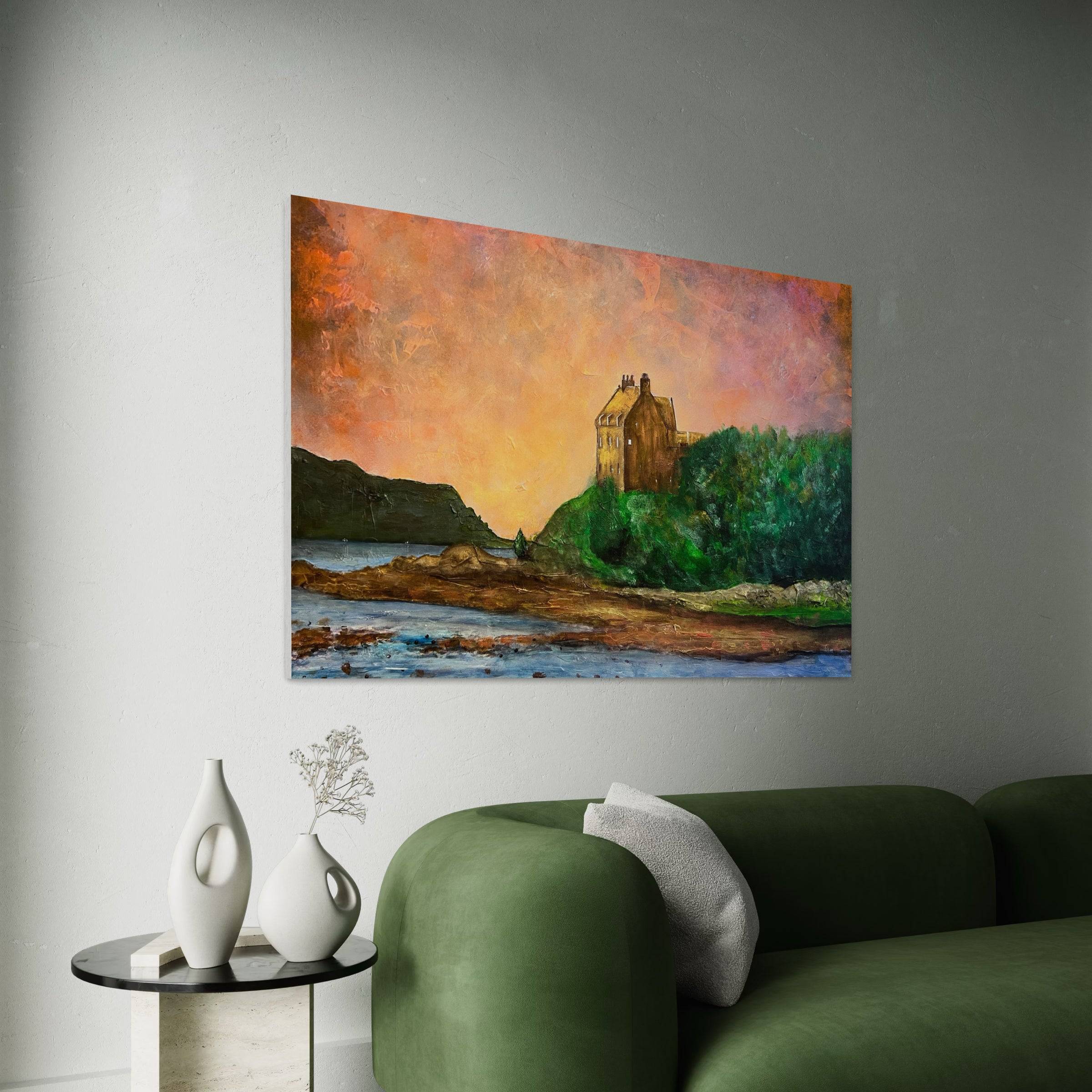 Duntrune Castle Statement Interior Wall Art Canvas