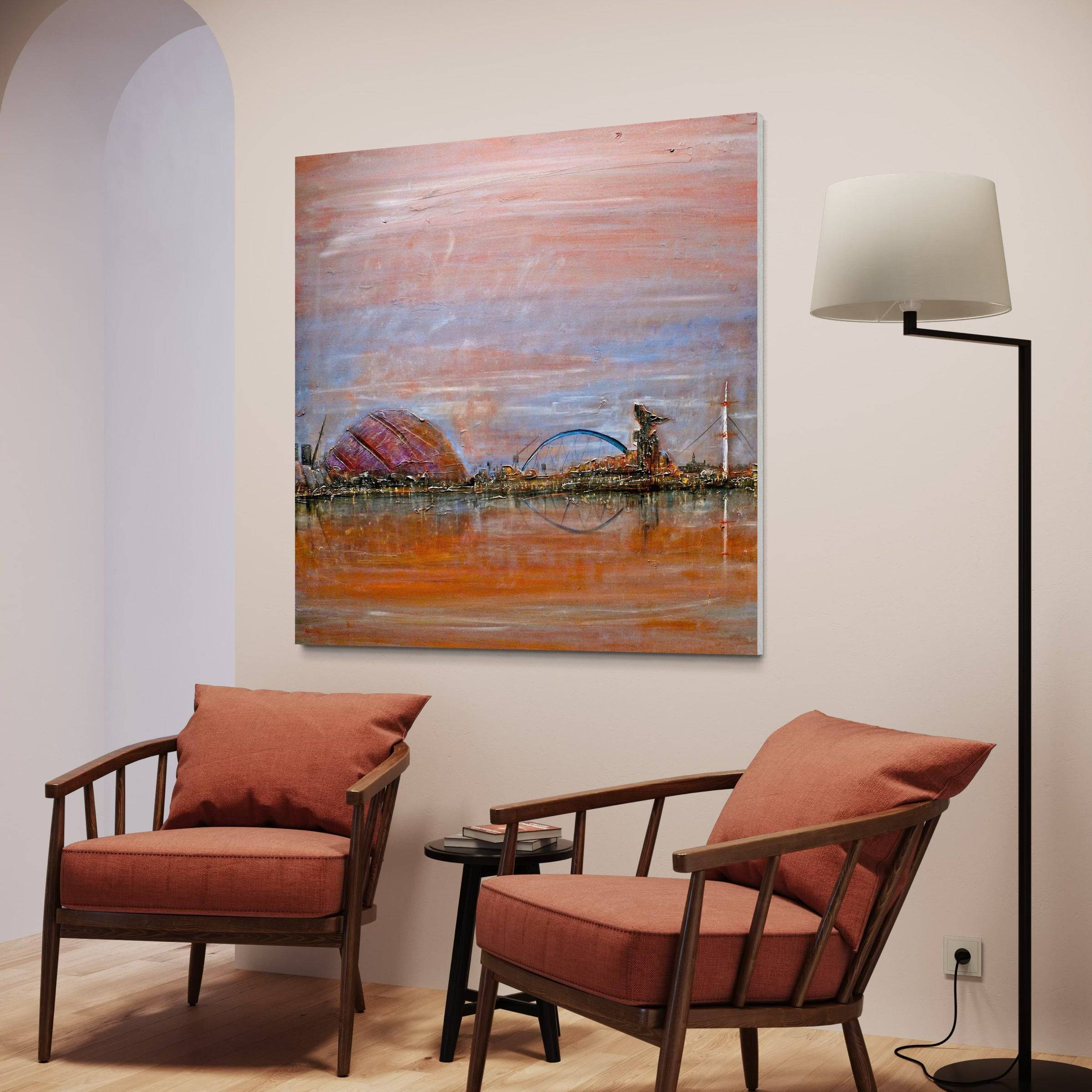 Glasgow Harbour Statement Interior Wall Art Canvas