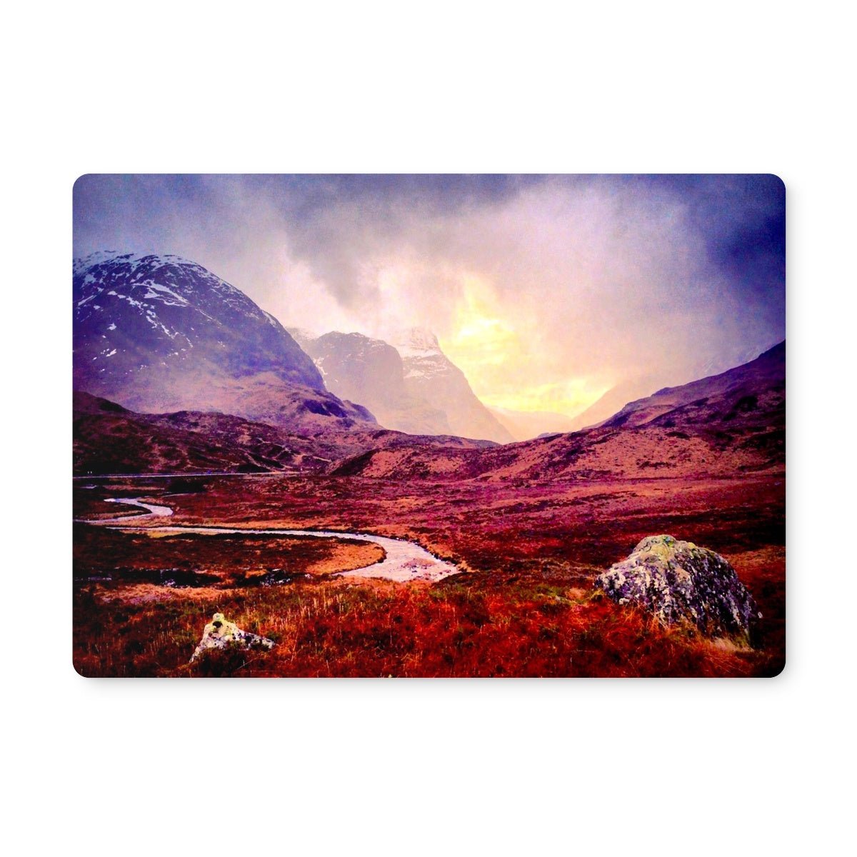 A Brooding Glencoe | Scottish Art Gifts | Placemat from my Glencoe Art Gallery Art Gallery Collection