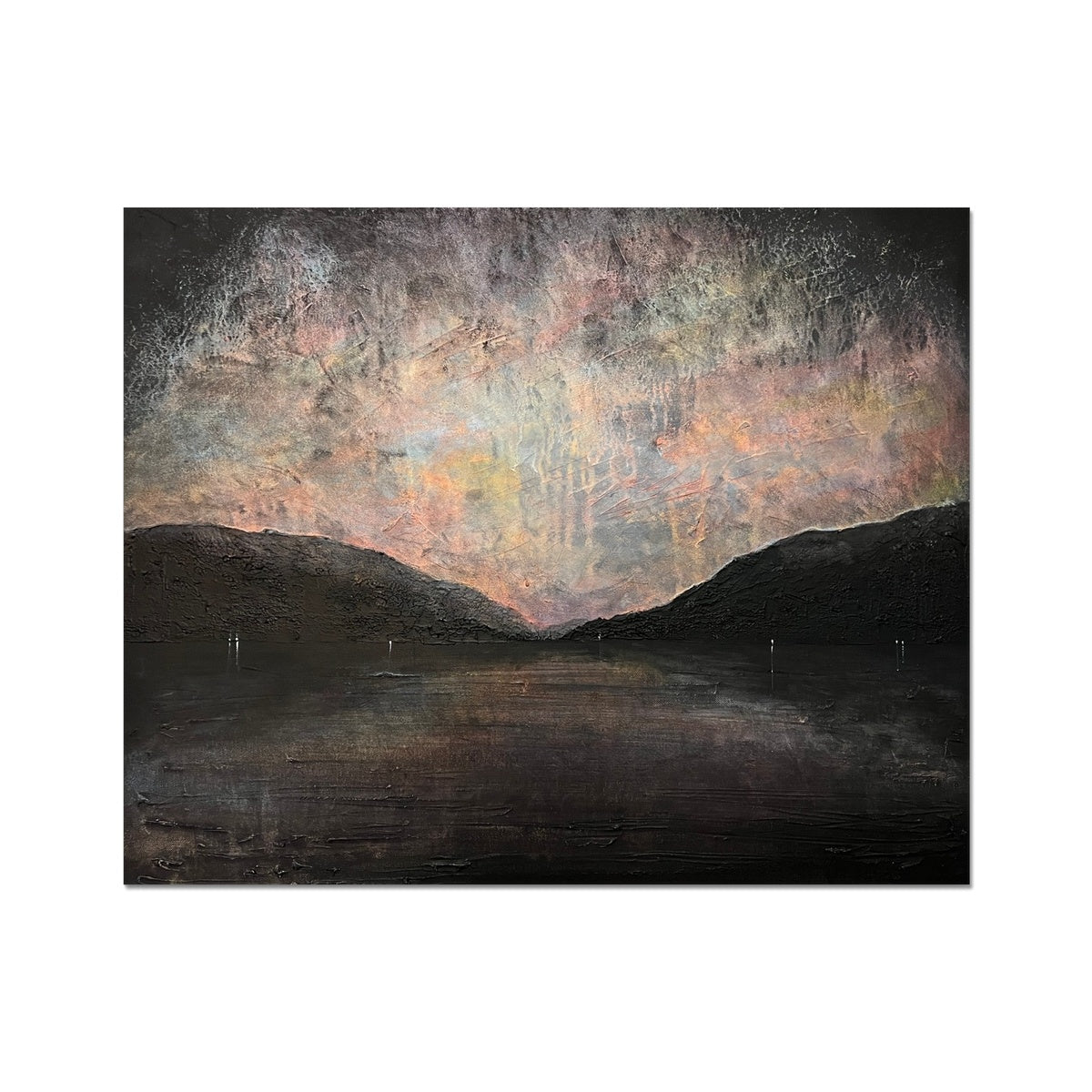 A Brooding Loch Lomond Painting | Artist Proof Collector Prints From Scotland