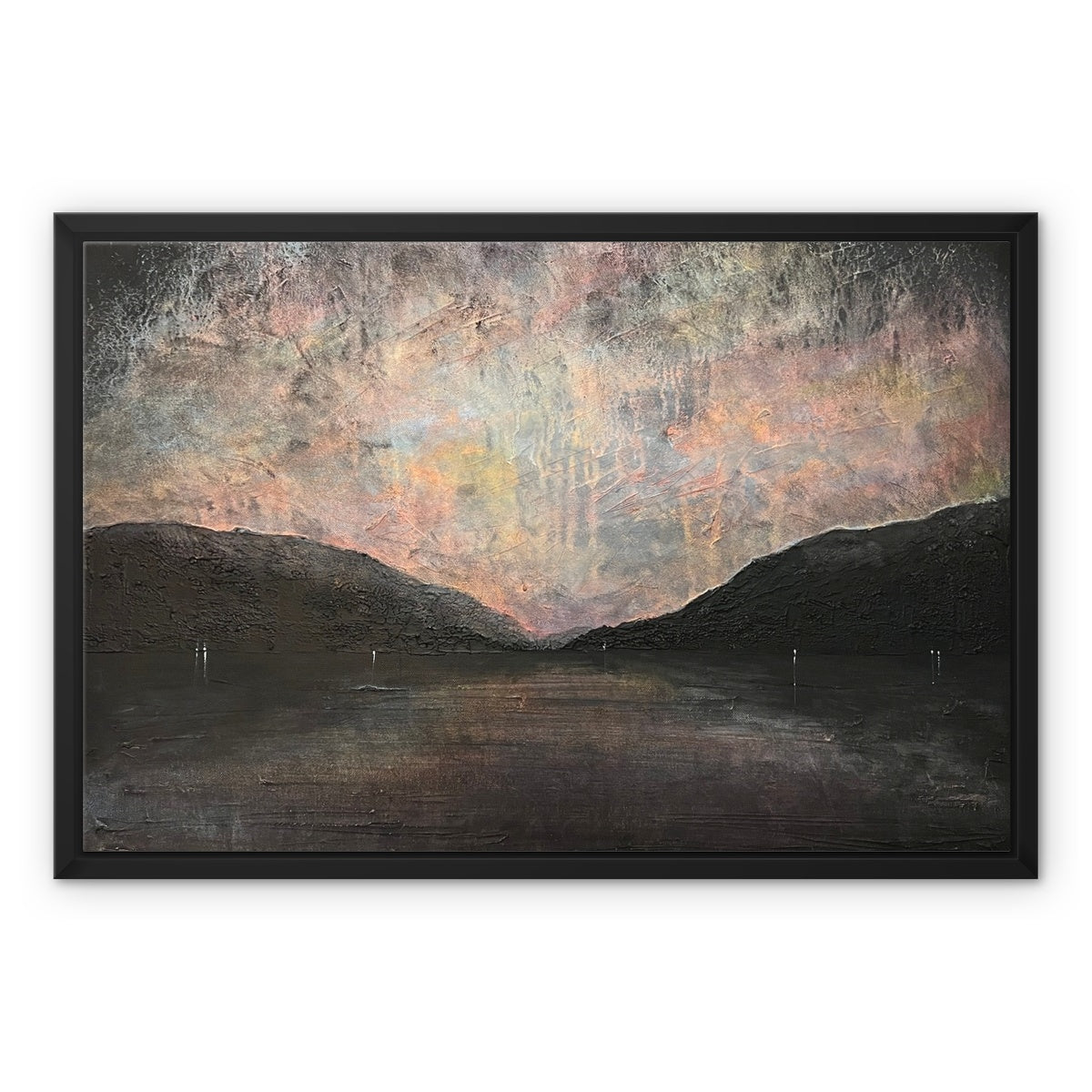 A Brooding Loch Lomond Painting | Framed Canvas Prints From Scotland