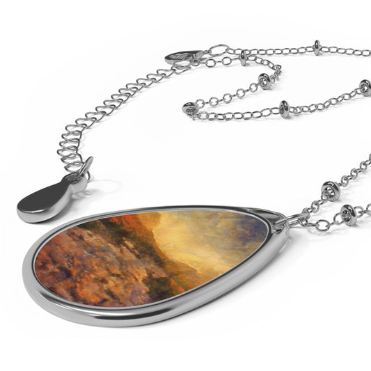 A Brooding Sligachan Skye Art Necklace | Scottish Art Gifts