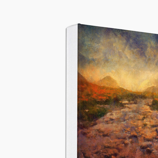 A Brooding Sligachan Skye Eco Art Canvas Print | Scottish Art Gifts