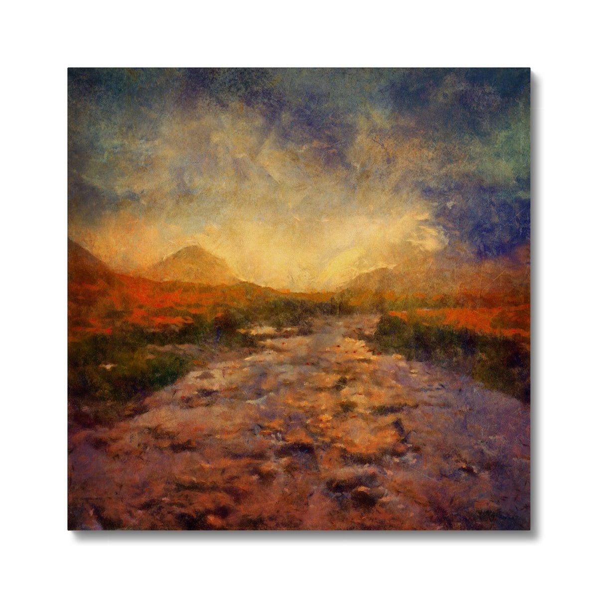 A Brooding Sligachan Skye Painting | Canvas From Scotland