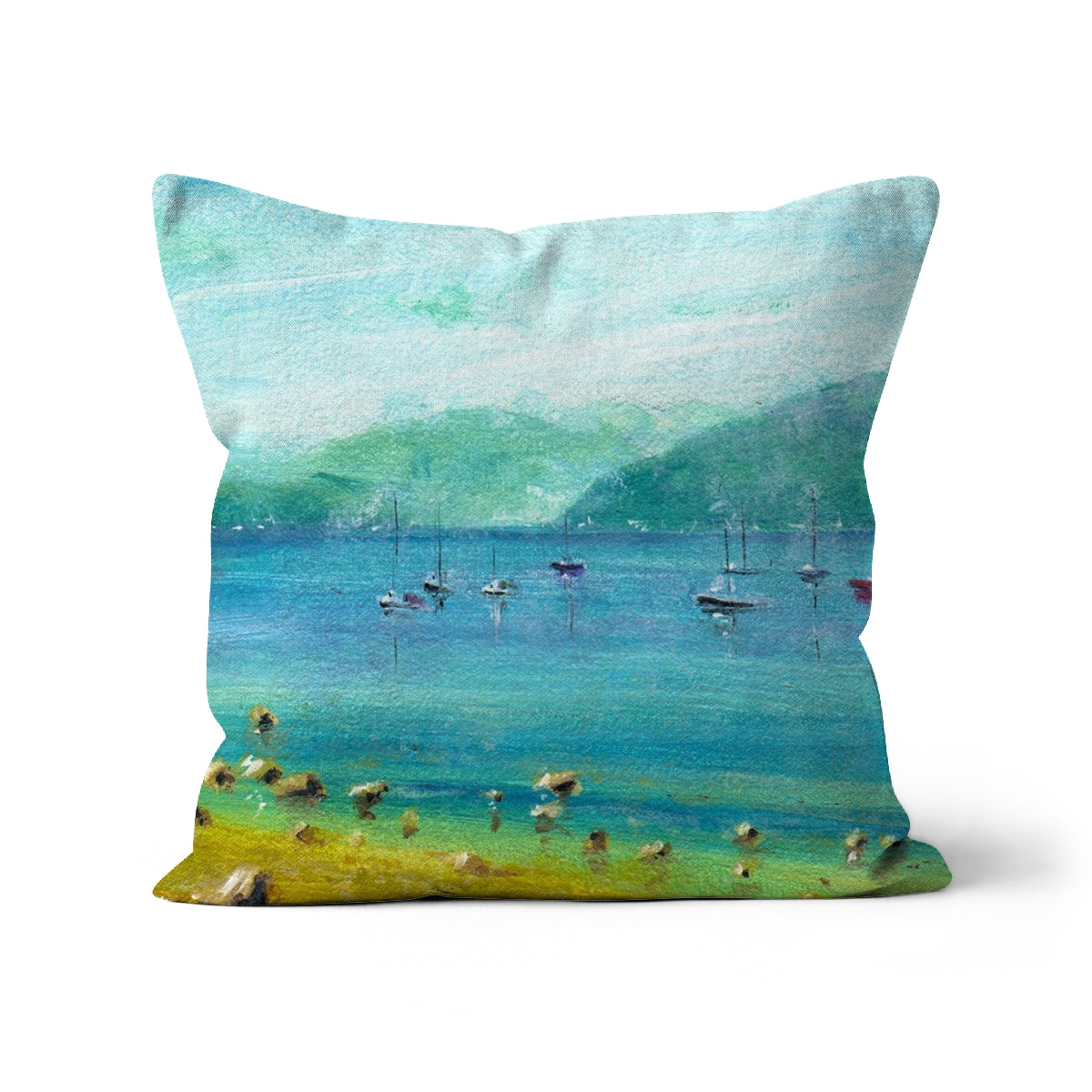 A Clyde Summer Day Art Gifts Cushion from my River Clyde Art Gallery Art Gallery Collection