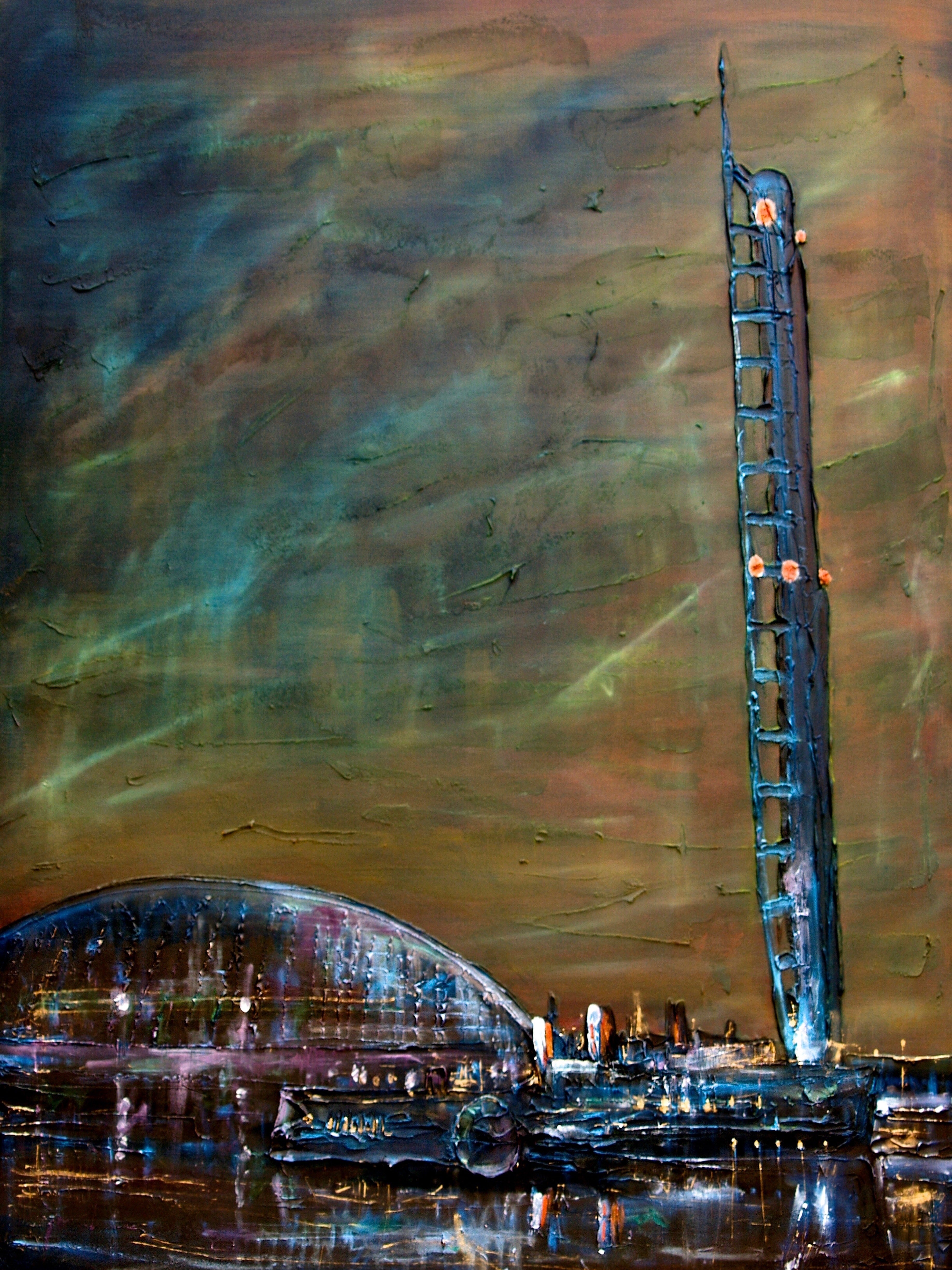 A Glasgow Night & The Waverley Art Prints