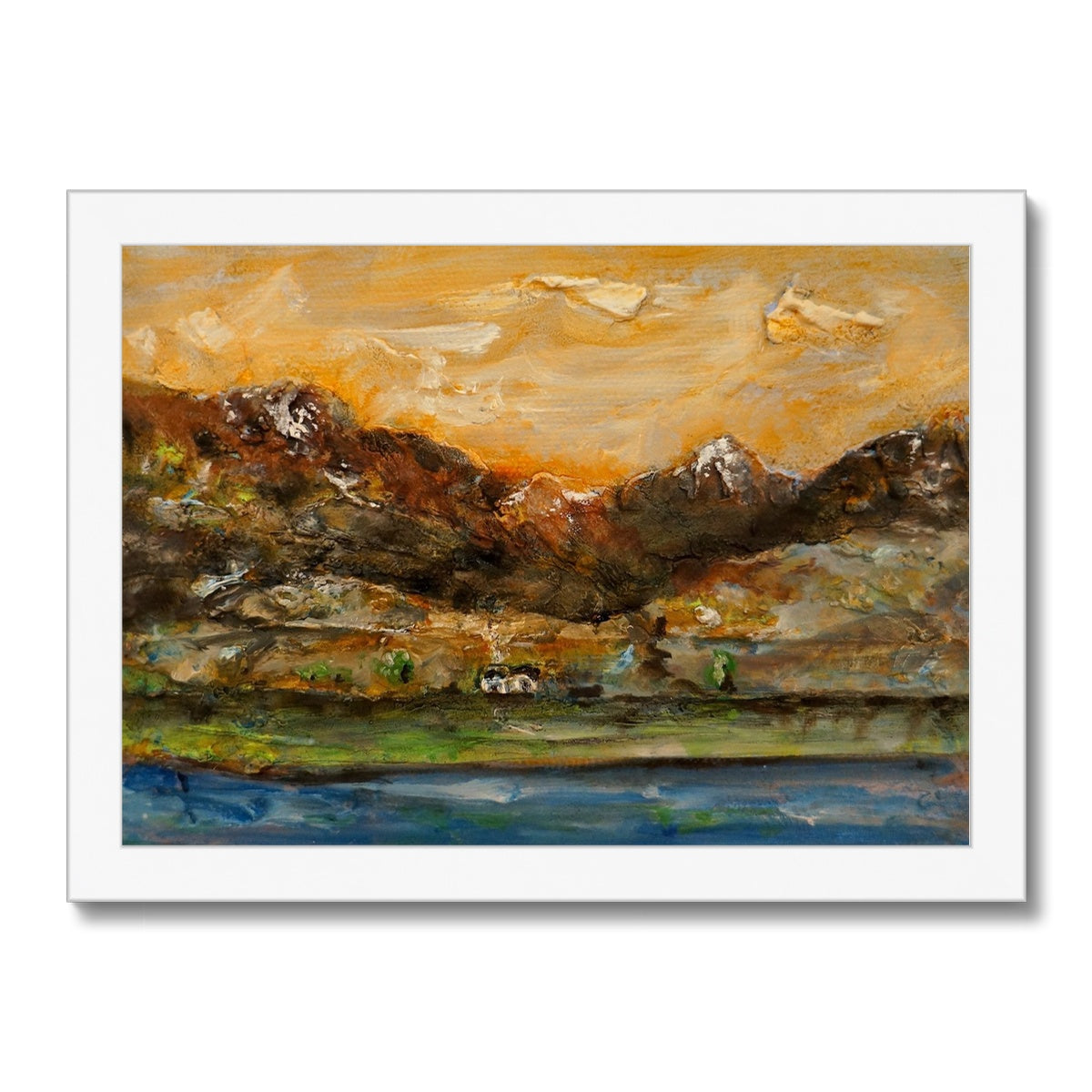 A Glencoe Cottage Painting | Framed Prints From Scotland