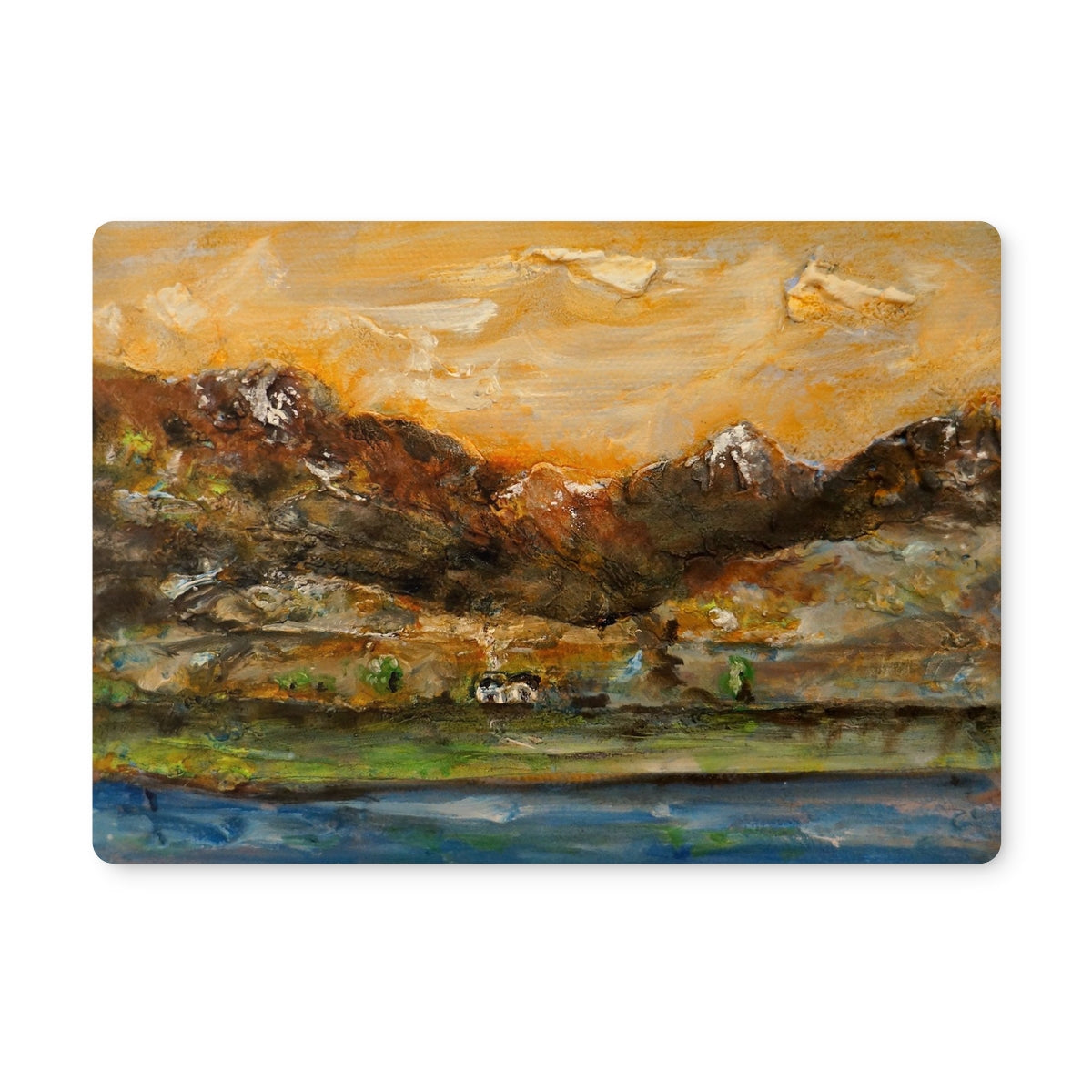 A Glencoe Cottage | Scottish Art Gifts | Placemat from my Glencoe Art Gallery Art Gallery Collection