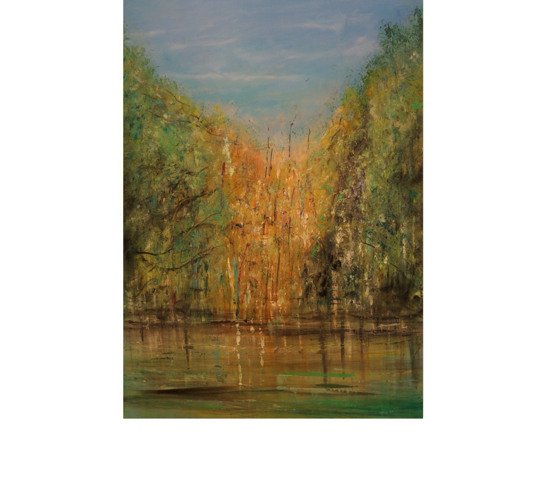 A Hidden Highland Lochan Art Prints from my Abstract & Impressionistic Art Gallery Collection