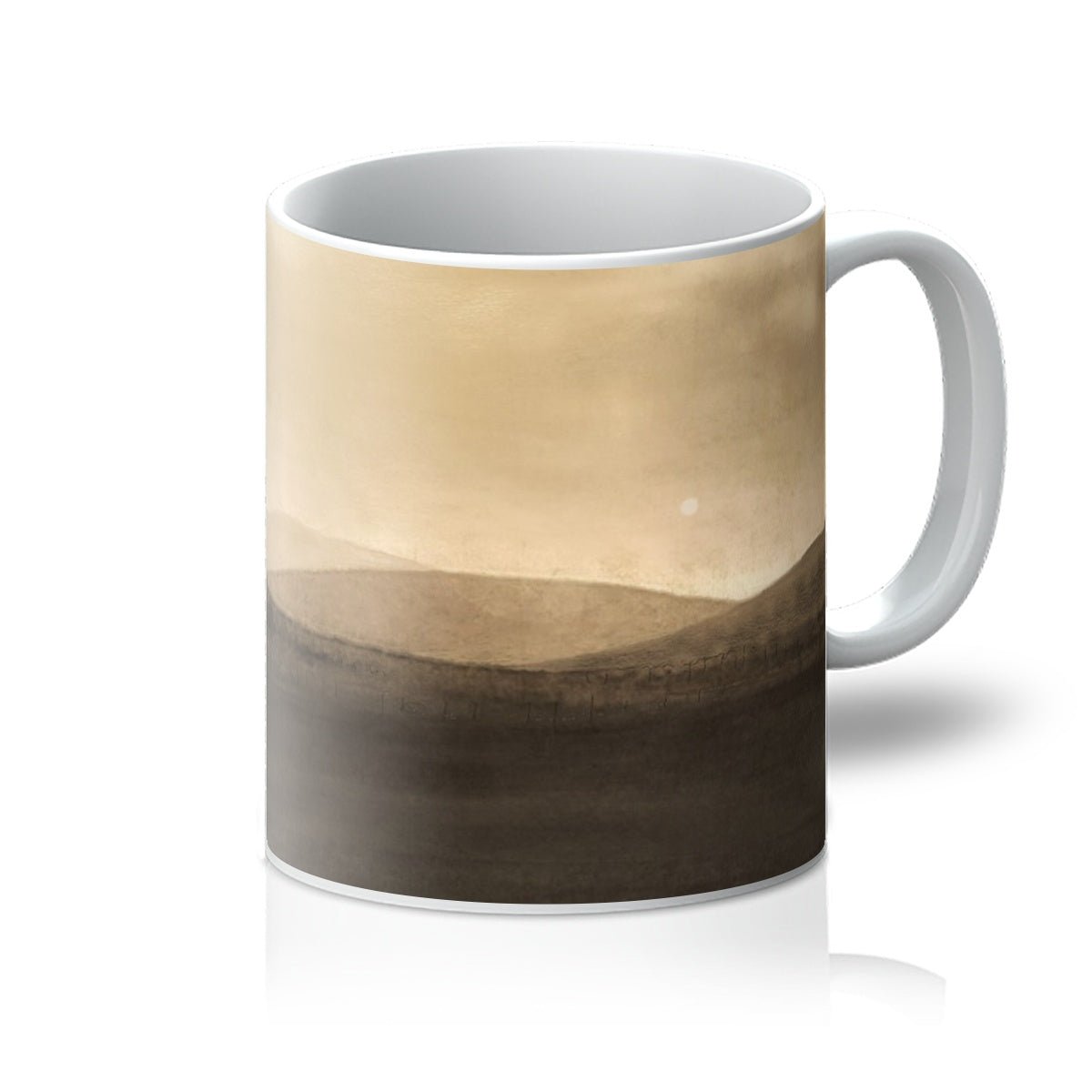 A Moonlit Croft Art Gifts Ceramic Mug from my Hebridean Islands Art Gallery Art Gallery Collection