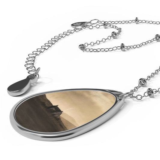 A Moonlit Croft Art Necklace | Scottish Art Gifts