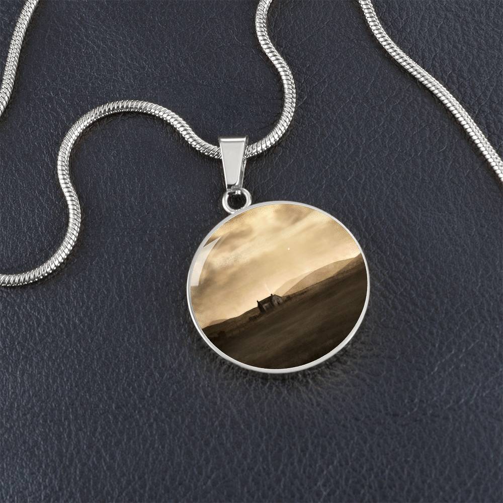 A Moonlit Croft | Scottish Art Jewelry | Luxury Designer Necklace