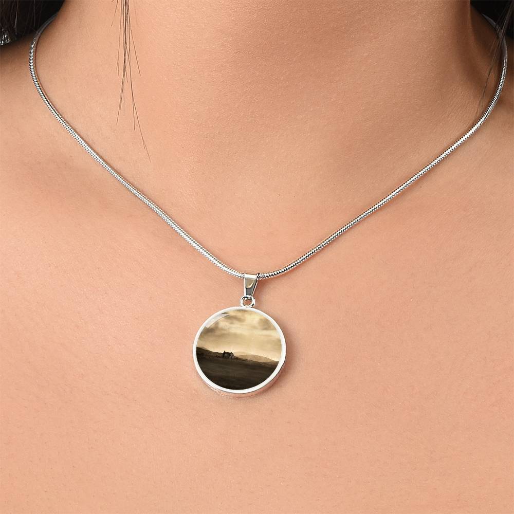 A Moonlit Croft | Scottish Art Jewelry | Luxury Designer Necklace