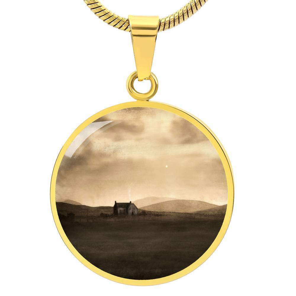 A Moonlit Croft | Scottish Art Jewelry | Luxury Designer Necklace