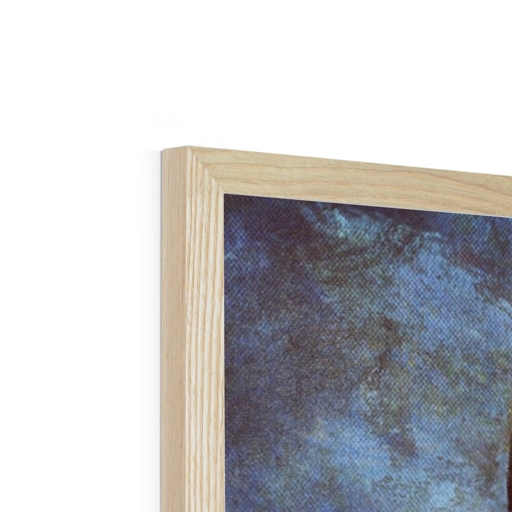 A Moonlit Highland Stag Painting | Framed Prints From Scotland-Framed Prints-Scottish Highlands & Lowlands Art Gallery-Paintings, Prints, Homeware, Art Gifts From Scotland By Scottish Artist Kevin Hunter
