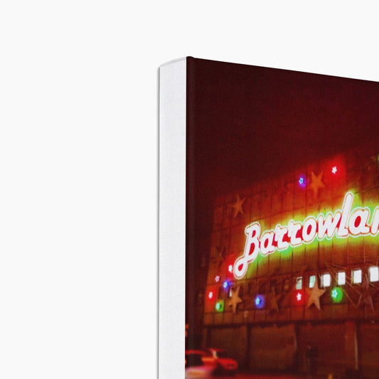 A Neon Glasgow Barrowlands Eco Art Canvas Print | Scottish Art Gifts