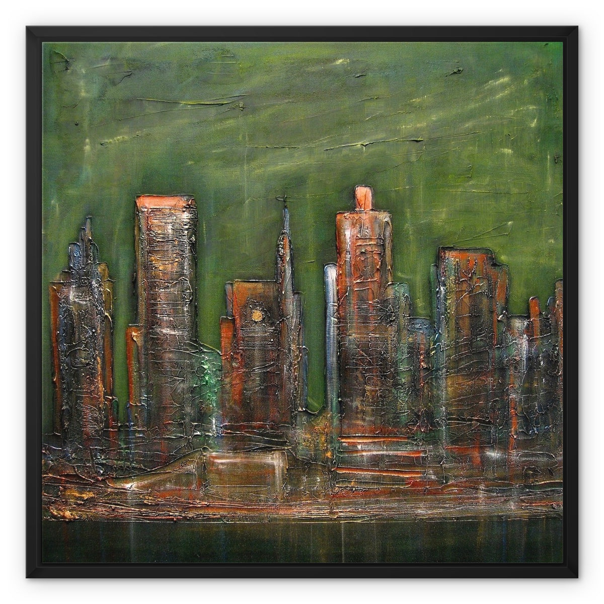 A Neon New York Painting | Framed Canvas Prints From Scotland