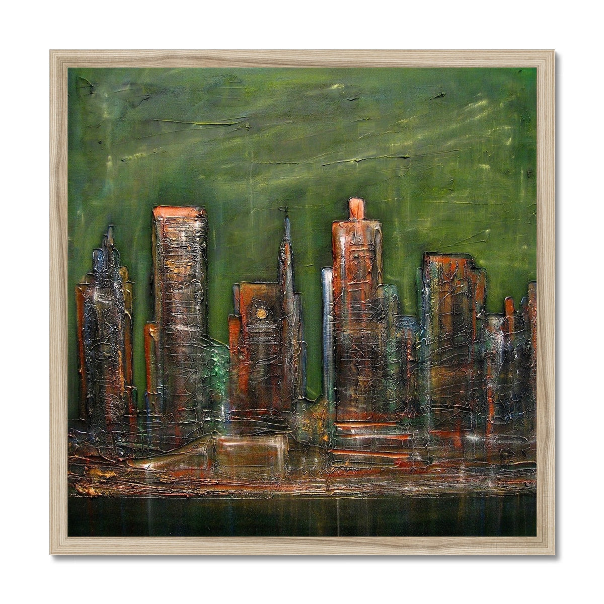 A Neon New York Painting | Framed Prints From Scotland