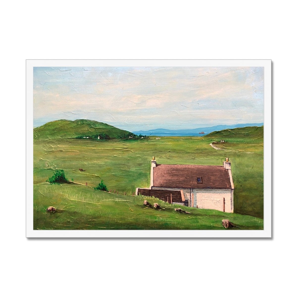 A Skye Cottage Painting | Framed Prints From Scotland