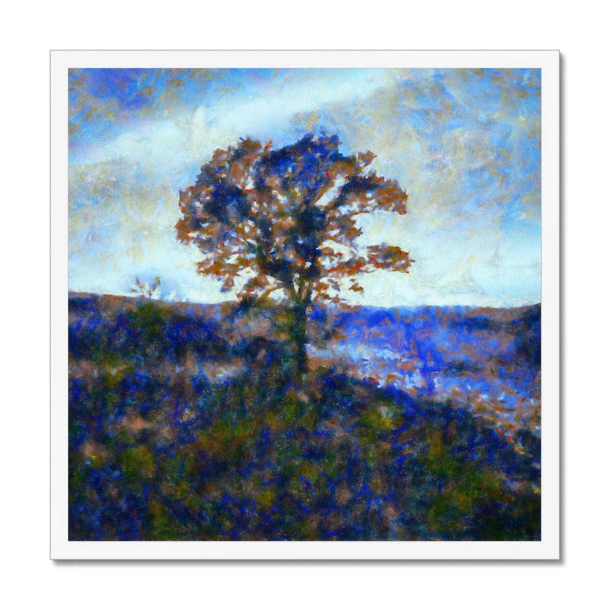 A Winter Highland Tree Painting | Framed Prints From Scotland