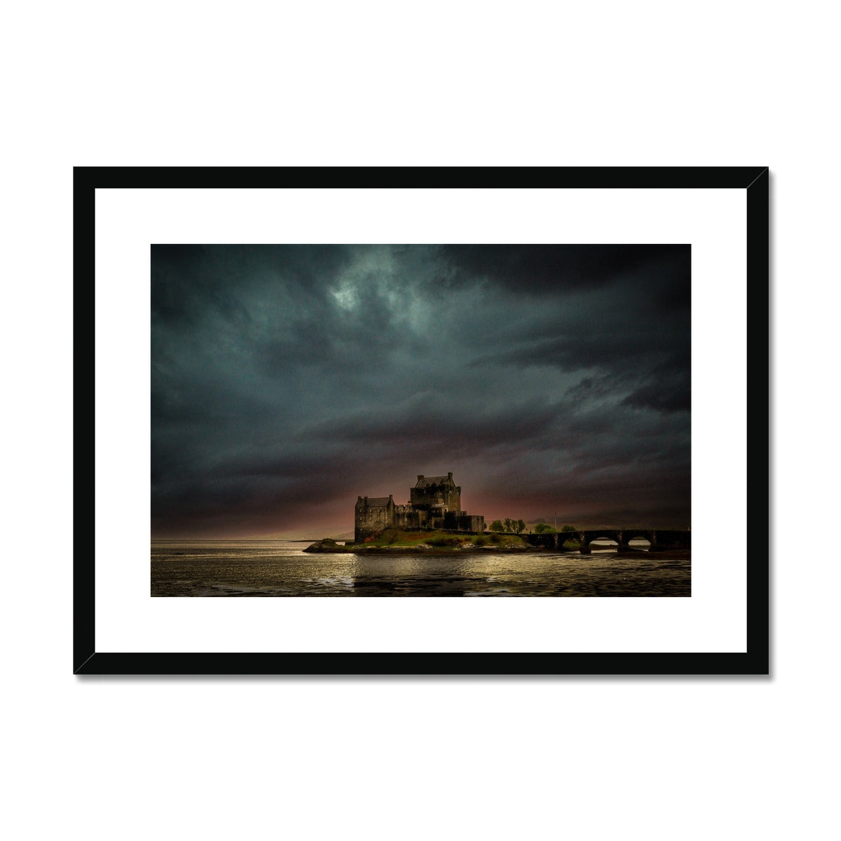 A Brooding Eilean Donan Castle Scottish Landscape Photography | Framed & Mounted Prints From Scotland