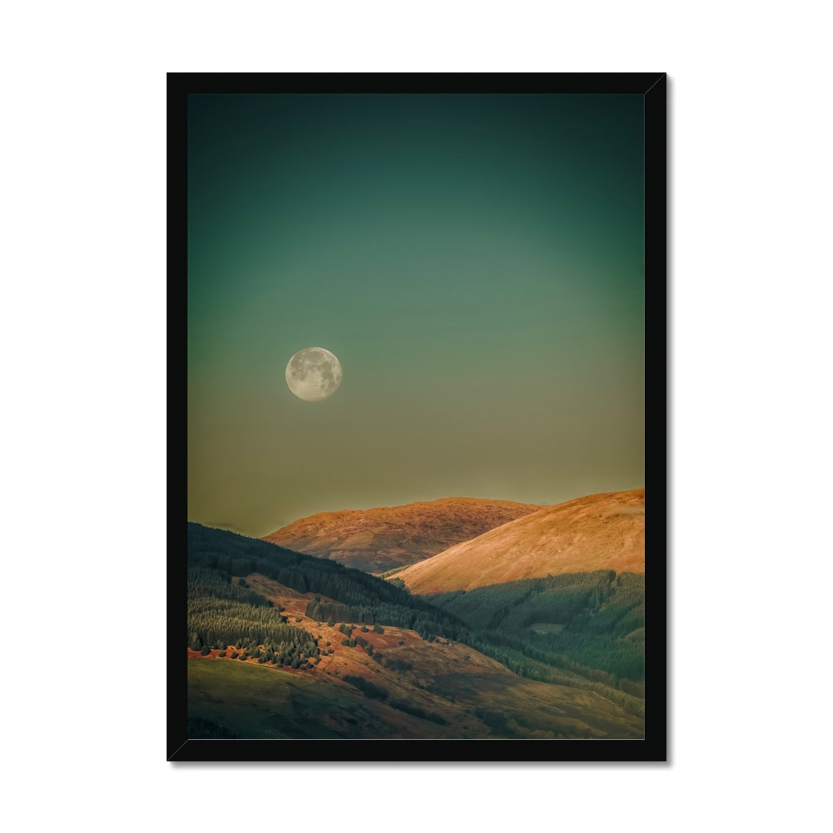 Argyll Moon Scottish Landscape Photography | Framed Prints From Scotland