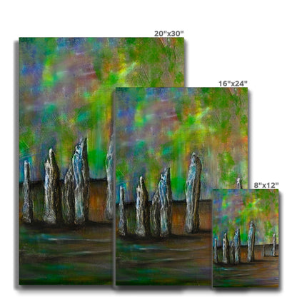 Callanish Northern Lights Lewis Eco Canvas | Scottish Art Gifts