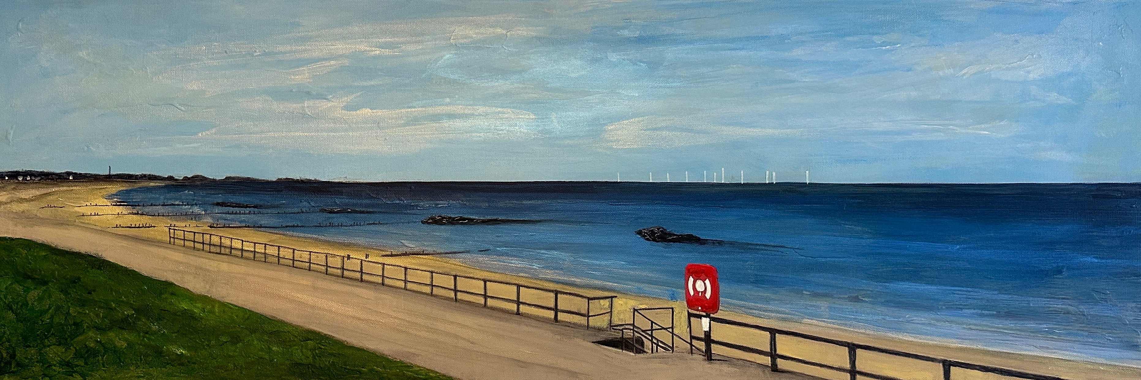 Aberdeen Promenade | Panoramic Painting & Art Prints
