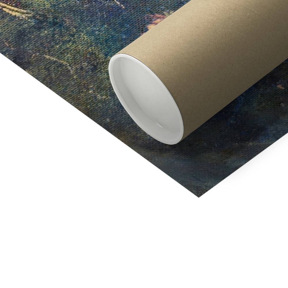 Abstract Paintings - ' Cairngorms Waterfall ' Fine Art Print
