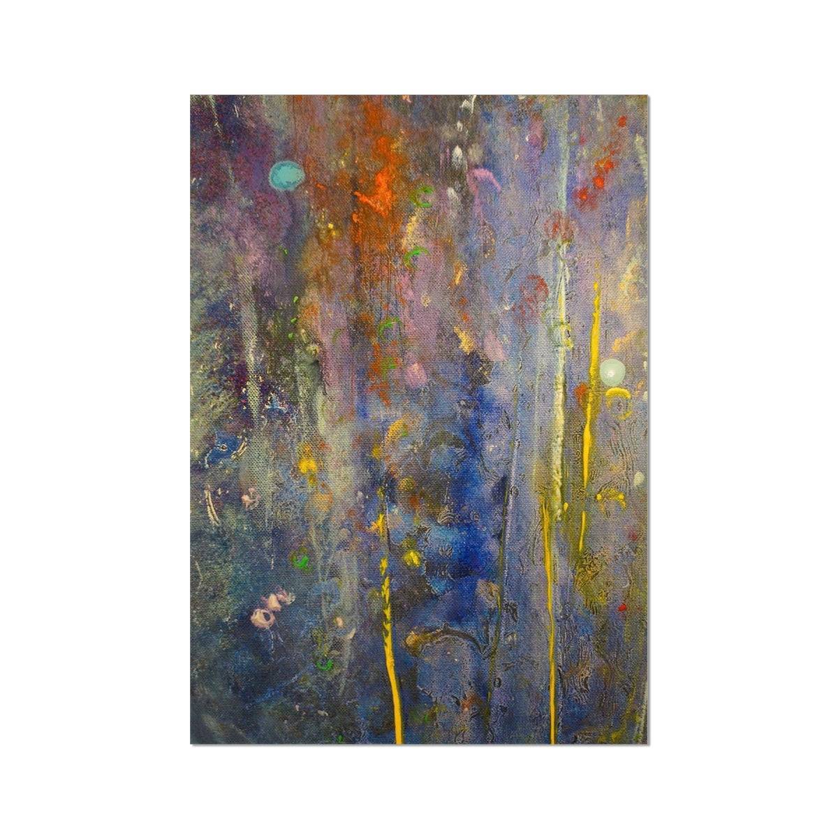 Abstract Paintings - ' Cairngorms Waterfall ' Fine Art Print