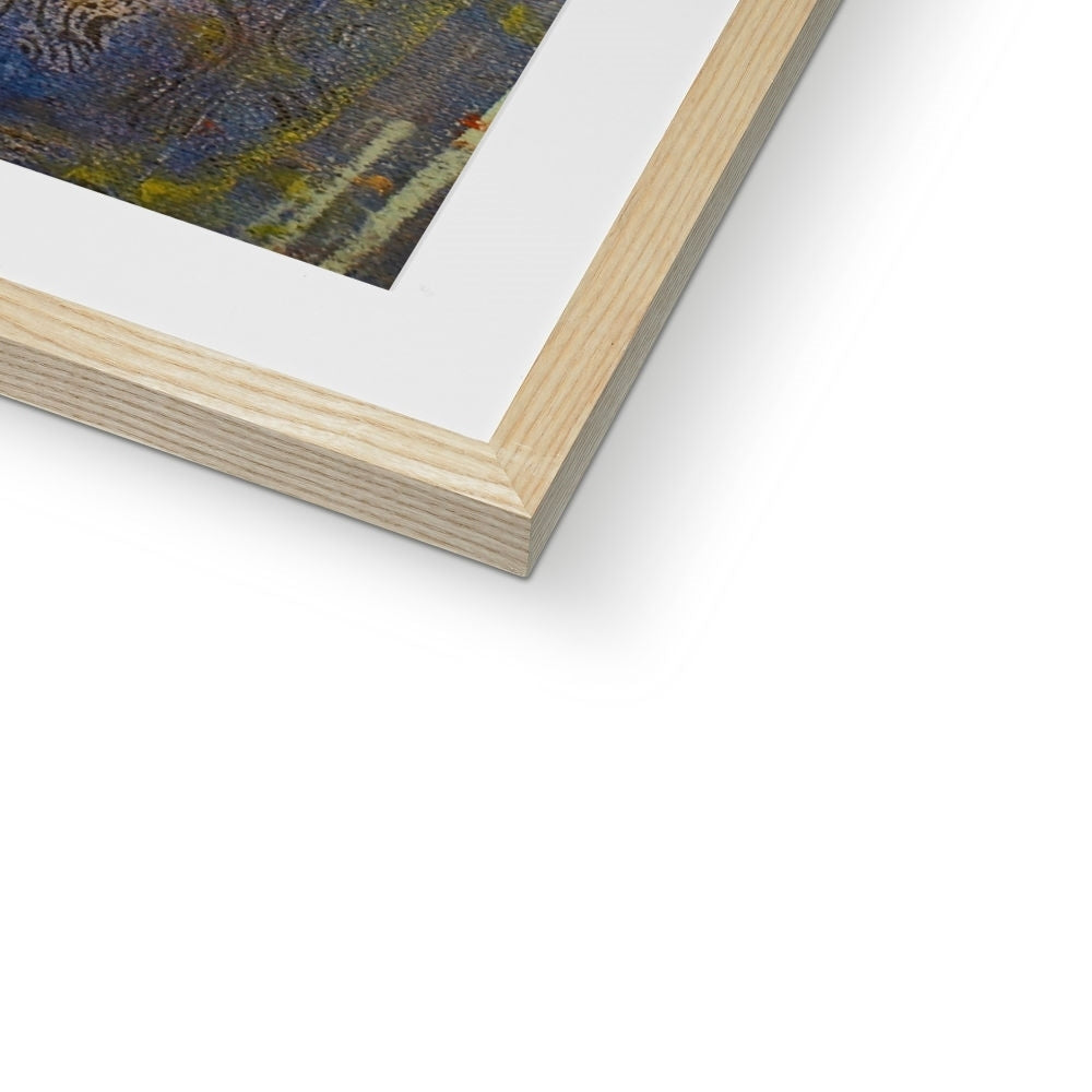 Abstract Paintings - ' Cairngorms Waterfall ' Framed & Mounted Print