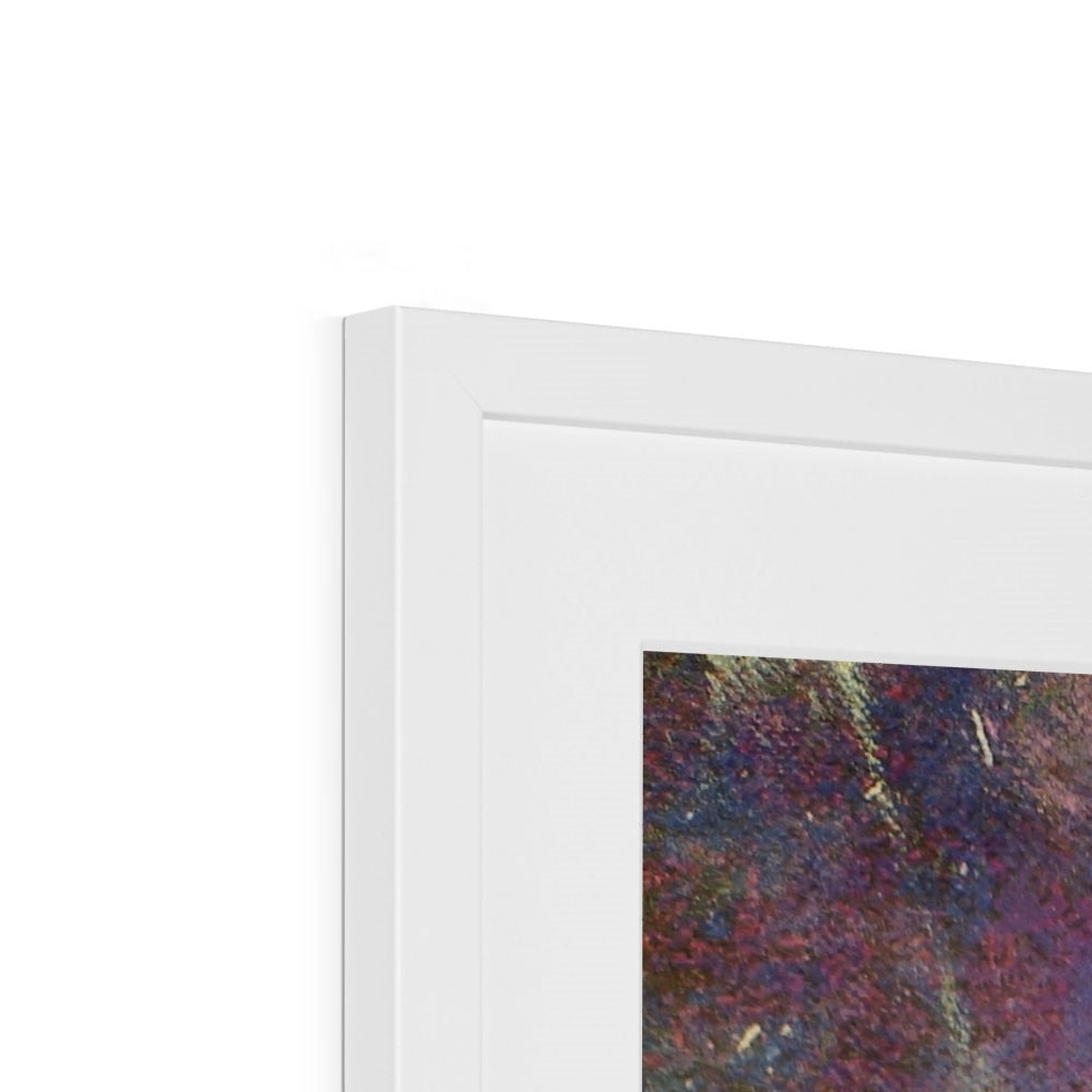 Abstract Paintings - ' Cairngorms Waterfall ' Framed & Mounted Print