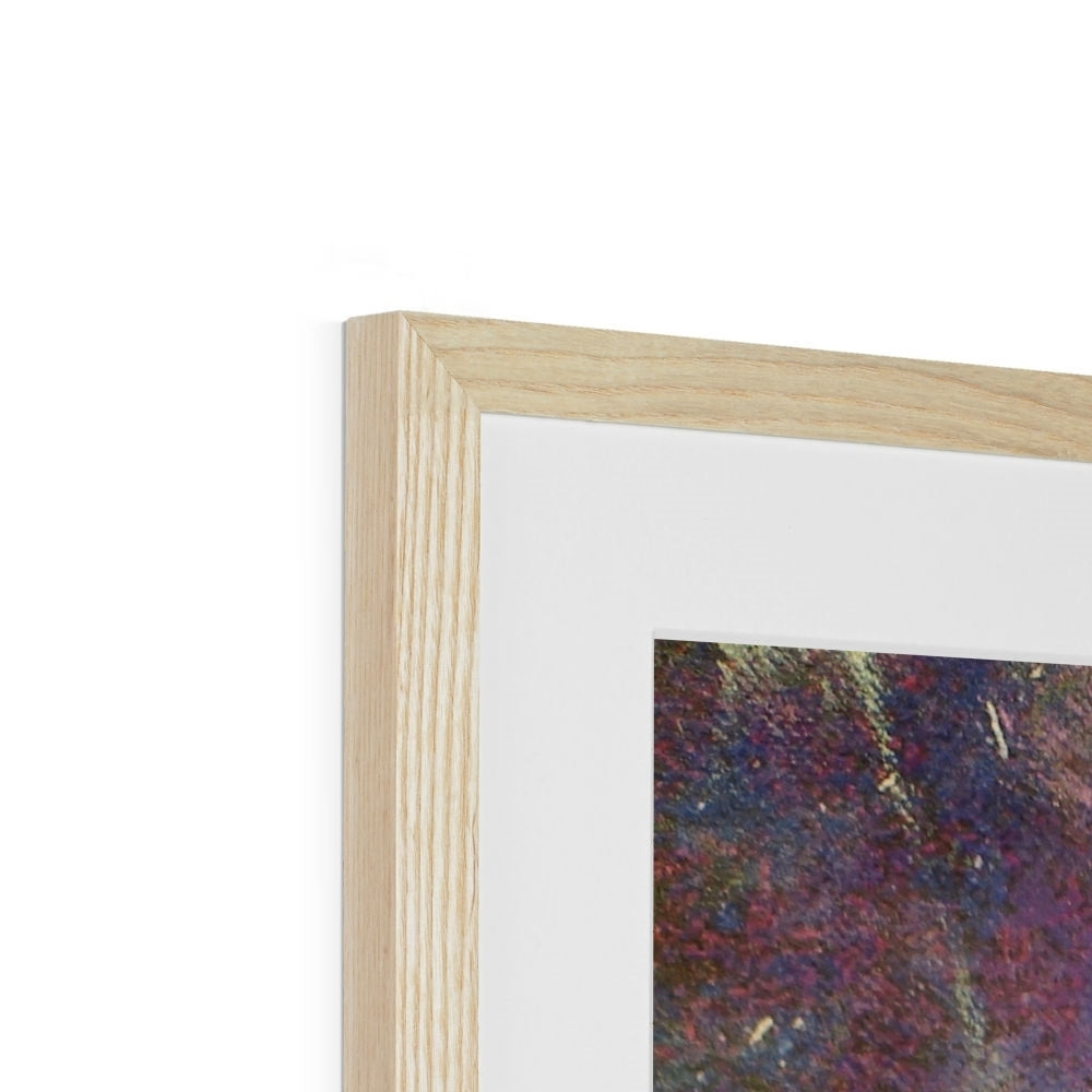 Abstract Paintings - ' Cairngorms Waterfall ' Framed & Mounted Print