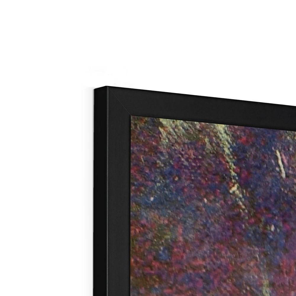 Abstract Paintings - ' Cairngorms Waterfall ' Framed Print