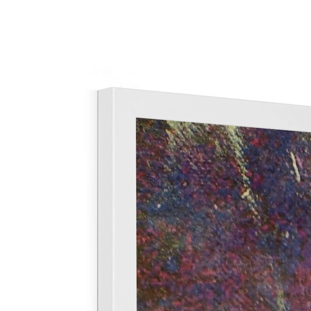 Abstract Paintings - ' Cairngorms Waterfall ' Framed Print