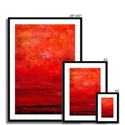 Abstract Summer Painting | Framed &amp; Mounted Prints From Scotland