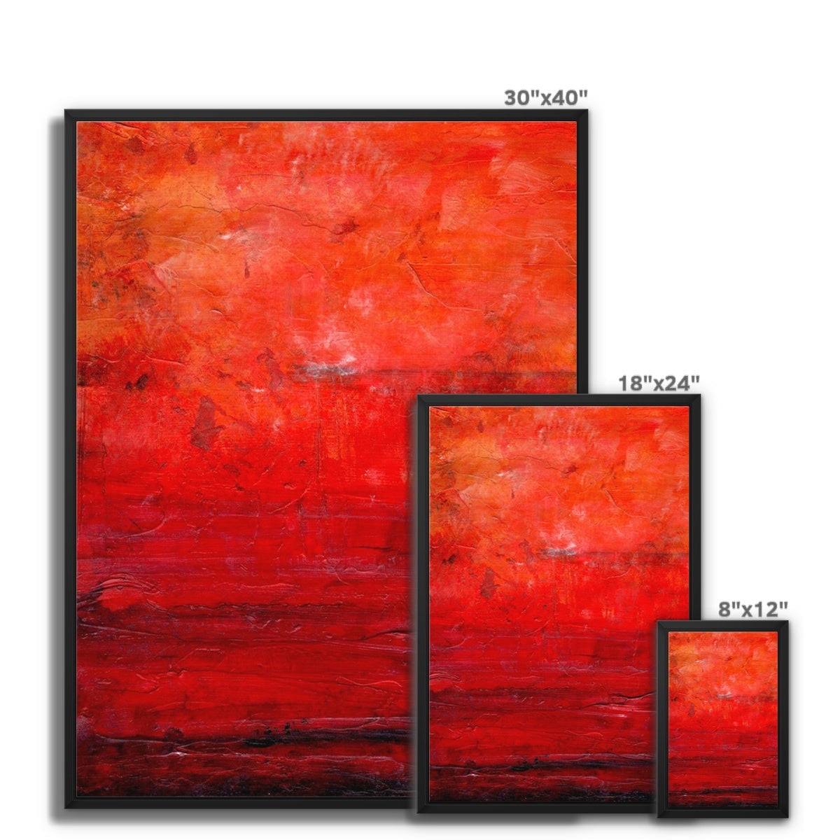 Abstract Summer Painting | Framed Canvas Prints From Scotland