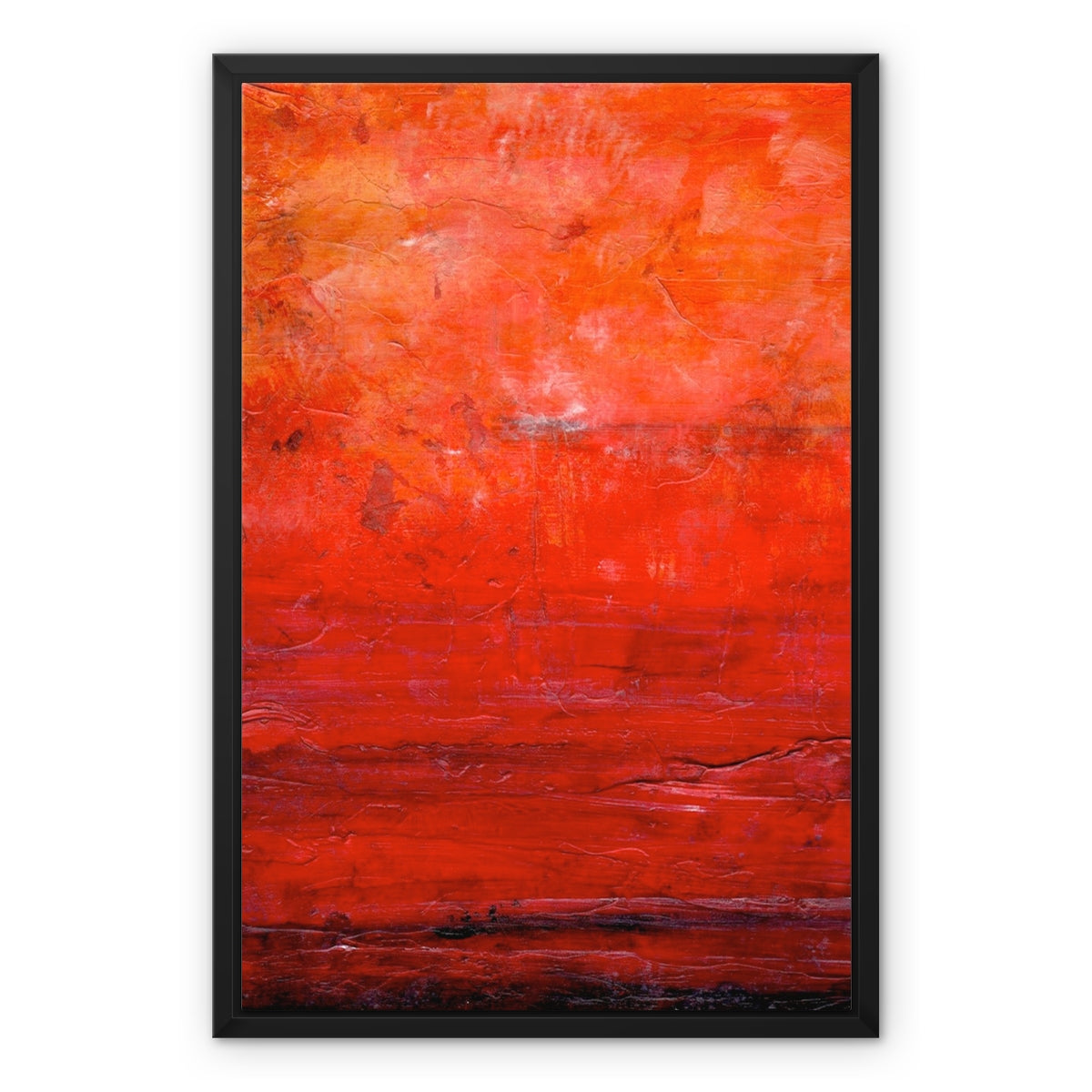 Abstract Summer Painting | Framed Canvas From Scotland