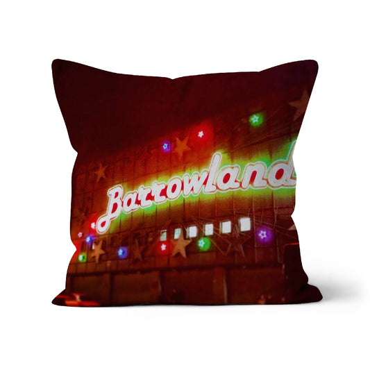 A Neon Glasgow Barrowlands Cushion | Scottish Art Gifts